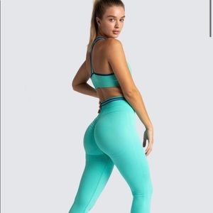 Dye scrunch seamless leggings do you even